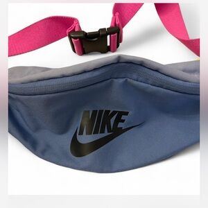 Nike Blue and Pink Crossbody Bag